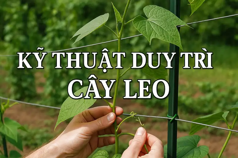 Kỹ thuật chăm sóc duy trì cây dây leo