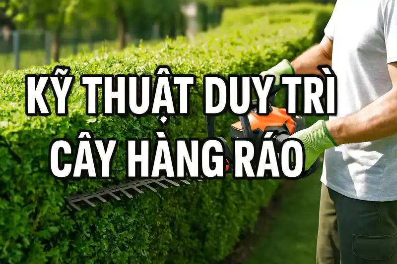 Kỹ thuật duy trì cây hàng rào